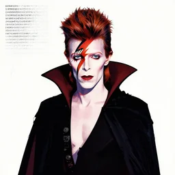 vampire ( david bowie ) ) ) ) ) ) ) ) ) ) ) ) ) ansi art