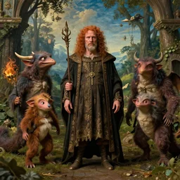 The World of Hieronymus Bosch. Live action movie featuring CGI creatures from his paintings.