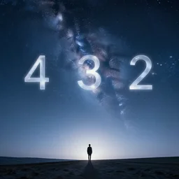 Serene picture where Universe starts in 4, 3, 2 ...