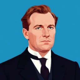 minimal movie poster, calvin coolidge, paul giamatti is 1 9 2 0's united states president calvin coolidge, minimalist, fan art, movie poster, vibrant, patriotic, trending on artstation