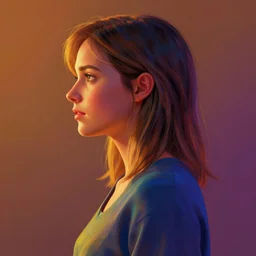 side - profile painted portrait, imogen poots, paladin, unreal engine, dynamic lighting, smooth, gaudy colors, octane render aesthetic, matte painting concept art, official fanart behance hd artstation by jesper ejsing, by rhads and makoto shinkai and lois van baarle and ilya kuvshinov and rossdraws