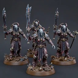 Realistic Slaanesh daemonettes from Warhammer in a Total War game, Highly Detailed