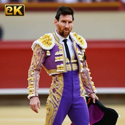 messi as a matador, hyper detailed, action shot, 8 k