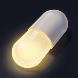 close - up of a glowing pill, painting, highly detailed, illustration digital drawing, smooth, sharp focus, trending on artstation.