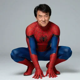 Jackie Chan as spiderman