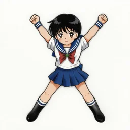 sailor tattoo drawings on white background