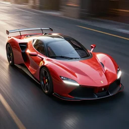 futuristic ferrari, ultra detailed, cinematic, dynamic light, photorealistic