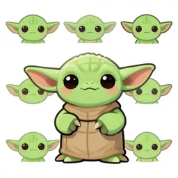 kawaii yoda icons