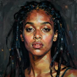 portrait of lauryn hill by egon schiele in the style of egon schiele