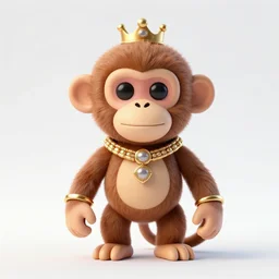 monkey king wearing jewellery, nendroid