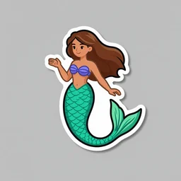 vector patch logo of mermaid, ross tan