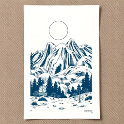 risograph print original a 5 riso illustration artprint