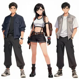 alternate outfit of tifa lockhart by WLOP, rossdraws, Logan Cure, Mingchen Shen, BangkuART, sakimichan, yan gisuka, JeonSeok Lee, zeronis, Chengwei Pan on artstation
