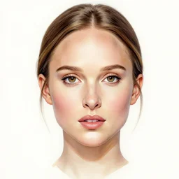 jim lee!!! ink colorised airbrushed gouache sketch by jim lee close up headshot of korean brunette natalie portman as superhero in the style of jim lee, x - men superhero comic book character by jim lee