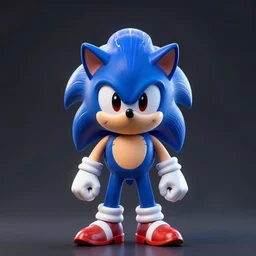 sonic the hedgehog, centered composition, crisp 8 k line art, digital painting, artstation, unreal engine, octane render, emissive lighting, concept art, matte, sharp focus, hyper realistic lighting, illustration, art by shintaro kago and victo ngai