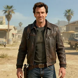 jim carrey in fallout new vegas, game still