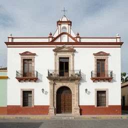 Oaxaca city in the style of Rufino Tamayo