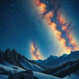 milky way. highly detailed, digital painting, watercolor, soviet realism, engraving, artstation, concept art, smooth, sharp focus, vivid grunge, manga, illustration, unreal engine 5, 8 k, art by bilibin and kilian eng and kuvshinov and malevich and mucha