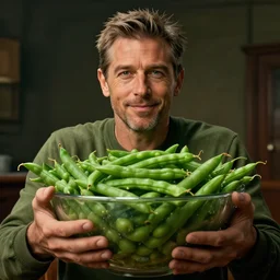 hyperrealistic dslr film still of jeff goldblum disguised as bowl of green beans, stunning 8 k octane comprehensive 3 d render, inspired by istvan sandorfi & greg rutkowski & unreal engine, perfect symmetry, dim volumetric cinematic lighting, extremely hyper - detailed, incredibly real lifelike attributes & flesh texture, intricate, masterpiece, artstation, stunning