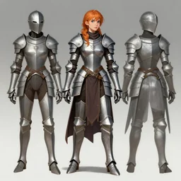 character design game art digital 2 d girl medieval cyborg armor by gaston bussiere, anna nikonova aka newmilky, greg rutkowski, yoji shinkawa, yoshitaka amano, tsutomu niehi, donato giancola, geoffroy thoorens, trending on artstation, featured on pixiv