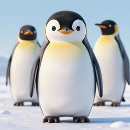 a 3 d picture of a cubic penguin n - 4