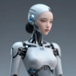 cyborg girl by md. h 3, arstation, no blur
