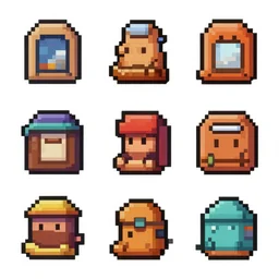 pixel art video game asset