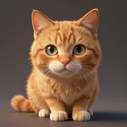 ginger cat. unreal engine