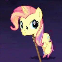 applebloom's head on a stick like a candied apple, my little pony themed, scary, dead my little pony, applejack, mlp, horror, creepy pasta, pixiv, deviantart, artstation, head on a stick, head on stick, decapitated head on the stick, head at the end of the stick
