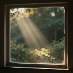 beautiful digital HD glossy window outside world  of bokeh background