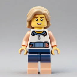 riley reid as a lego minifigure