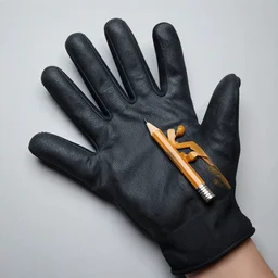 Dark matter glove, pencils