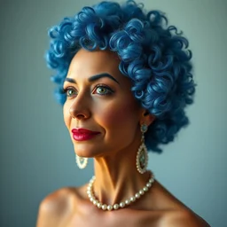 portrait photo still of real life marge simpson, 8 k, 8 5 mm f 1. 8