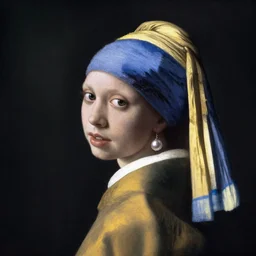 the pearl with the girl earring by johannes vermeer