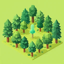 crono trigger isometric forest scenario