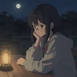 a quiet night, by kirokaze, trending on artstation, detailled