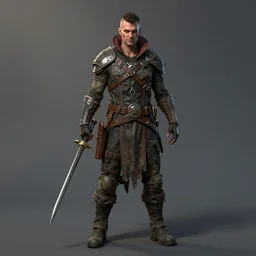 full body character portrait of a post - apocalyptic vampire raider in the style of pathfinder / fallout trending on artstation deviantart pinterest photorealistic hd 8 k highlights and shadow detailed high resolution