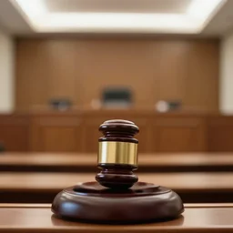 blurred court room background