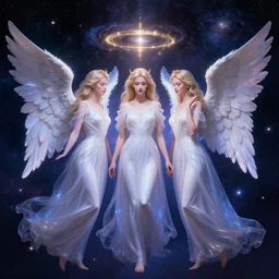 cosmic angels in the galaxy