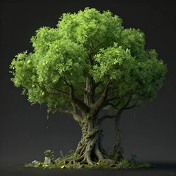lovecraftian eldritch lime trees by roger dean. 8 k, octane rendered