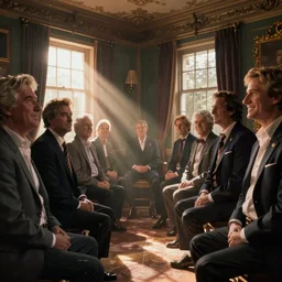 photo of a room full of Steve Harveys