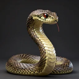 A giant snake, digital art, hyper-detailed, trending on ArtStation
