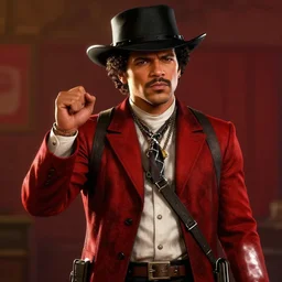 Bruno Mars in red dead redemption 2 4k detail