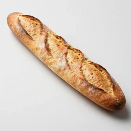 a beautiful and big baguette