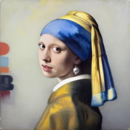 greg manchess portrait painting of the girl with the pearl earring with the face of elon musk, medium shot, asymmetrical, profile picture, organic painting, sunny day, matte painting, bold shapes, hard edges, street art, trending on artstation, by huang guangjian and gil elvgren and gerald brom