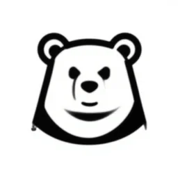 simple logo of gambling bear, artststion, designer art, concept art