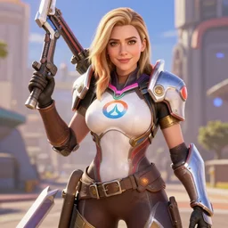 elizabeth olsen, overwatch, CGI