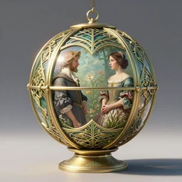 3 d render, sunlight study, the orb of springtime, art nouveau, 3 d render, by rachel ruysch and ( ( ( john william waterhouse ) ) ) and ( ( ( ( ( lisa frank ) ) ) ) ), 8 k, sharp focus, octane render