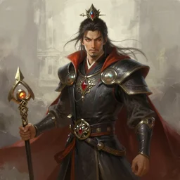 portrait of a super mage, digital painting, artstation, art by artgerm, in the style of huifeng huang and greg rutkowski