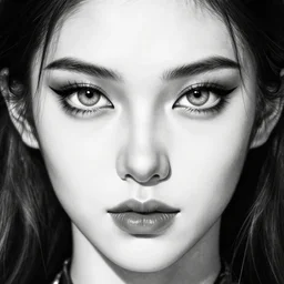 johanson, beautiful piercing eyes, realistic face, black and white drawing, in the style of greg rutkowski, fantasy, amazing detail, epic, intricate, elegant, smooth, sharp focus
